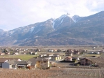 013.Le village de Saxé et la plaine, février 2001