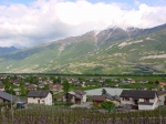 021.Le village de Saxé et la plaine, mai 2002