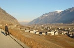 028.Le village de Châtaignier, janvier 2003