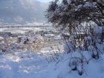078.Le village de Châtaignier, janvier 2005